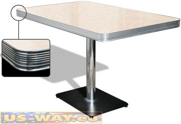 Bel Air Diner-Eckbank mit Tisch HW-240-Set