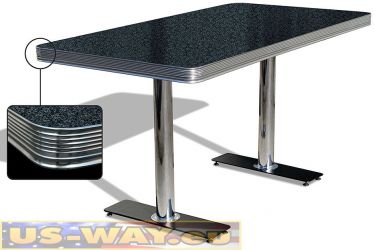 Bel Air Diner-Eckbank mit Tisch HW-270-Set