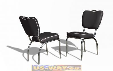 Bel Air Set 4 Stühle und 1 Tisch D-CO36